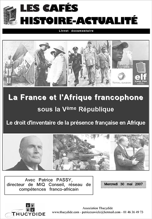 La France et l’Afrique sous la Vème République - Café Histoire