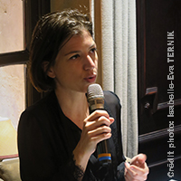 Christelle MAZZA - Café Santé Travail sur le procès France Télécom - Crédit photo: Isabelle-Eva TERNIK