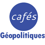 Cafés géopolitiques logo carré bleu