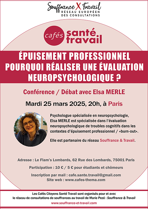 Épuisement professionnel : pourquoi réaliser une évaluation neuropsychologique ? Épuisement professionnel : pourquoi réaliser une évaluation neuropsychologique ?